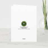 Astilbe Blue Mist Romeinen 8:28 Bedankkaart (Achterkant)