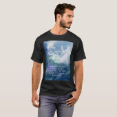 Astilbe Blue Mist Romeinen 8:28 T-shirt (Voorkant volledig)