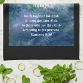 Astilbe Blue Mist Romeinen 8:28 Theedoek (Gevouwen)