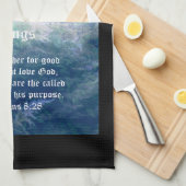 Astilbe Blue Mist Romeinen 8:28 Theedoek (Quarter Fold)