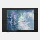 Astilbe Blue Mist Romeinen 8:28 Theedoek (Horizontaal)