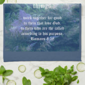 Astilbe Blue Mist Romeinen 8:28 Theedoek (Gevouwen)