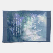 Astilbe Blue Mist Romeinen 8:28 Theedoek (Horizontaal)