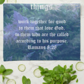 Astilbe Blue Mist Romeinen 8:28 Theedoek (Gevouwen)