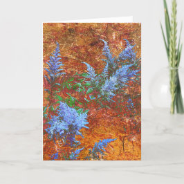 Astilbe Dusty Blue aan boord Bedankkaart