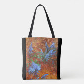 Astilbe Dusty Blue aan boord Tote Bag (Achterkant)