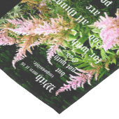 Astilbe met Mark 10:27 Korte Tafelloper (Hoek)