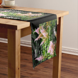 Astilbe met Mark 10:27 Korte Tafelloper