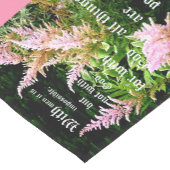 Astilbe met Mark 10:27 Korte Tafelloper (Hoek)