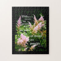 Astilbe met Mark 10:27