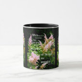 Astilbe met Mark 10:27 Mok (Midden)