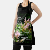 Astilbe met Mark 10:27 Schort (Insitu)