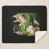 Astilbe met Mark 10:27 Sherpa Deken (Voorkant (horizontaal))