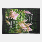 Astilbe met Mark 10:27 Theedoek (Horizontaal)