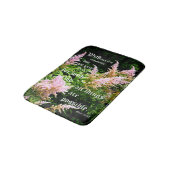 Astilbe met Markus 10:27 Badmat (Gekanteld)