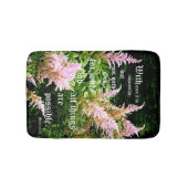 Astilbe met Markus 10:27 Badmat (Voorkant)