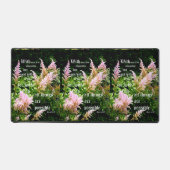 Astilbe met Markus 10:27 Bureaumat (Voorkant)