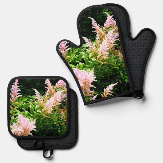 Astilbe Ovenwant & Pannenlap Set (Voorkant / Achterkant)