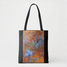 Astilbe Stofblauw op Stam Tote Bag