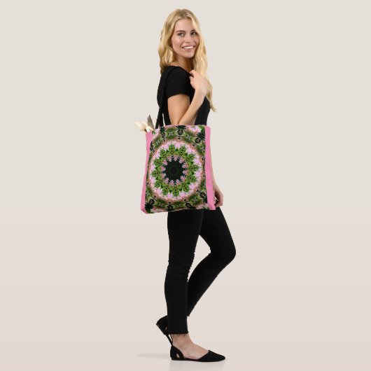 Astilbe Wreath Tote Bag (Op model)