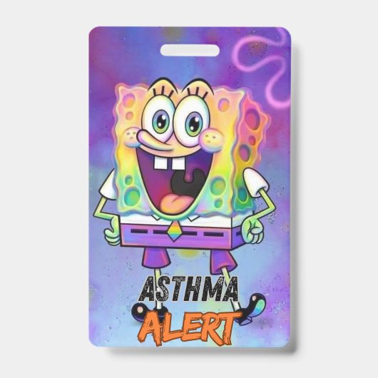 Astma-badge Badge (Voorzijde)