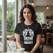 Astma-bewustzijn voor overlevenden Tri-Blend shirt
