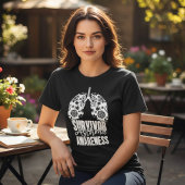 Astma-bewustzijn voor overlevenden Tri-Blend shirt