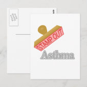 astma briefkaart (Voorkant / Achterkant)