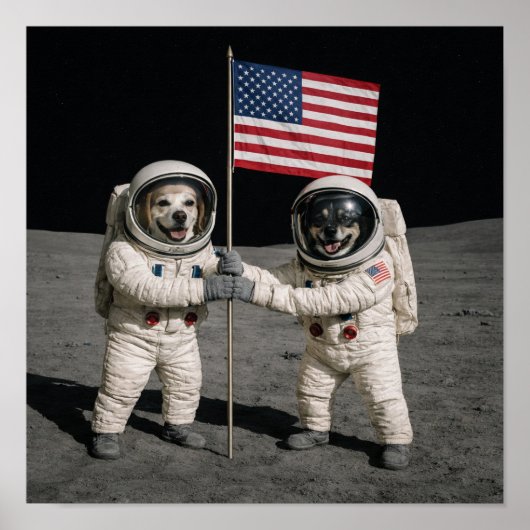 "Asto-Dogs" Poster (Voorkant)