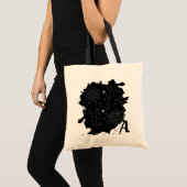 ASTOLOGIE (BLACK)-Canvas tas (Voorkant (product))