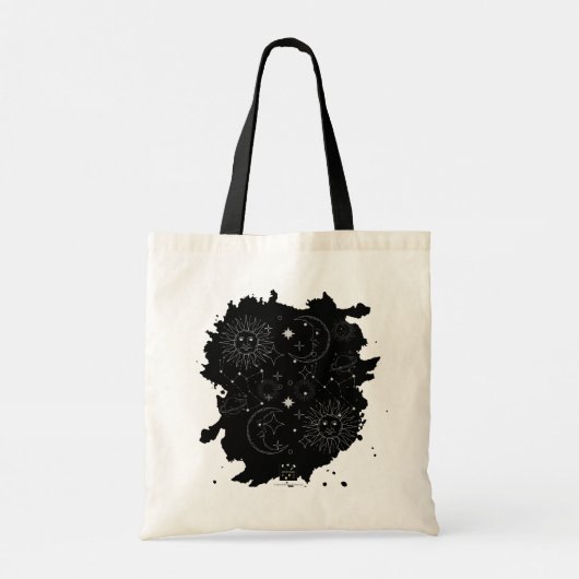 ASTOLOGIE (BLACK)-Canvas tas (Achterkant)