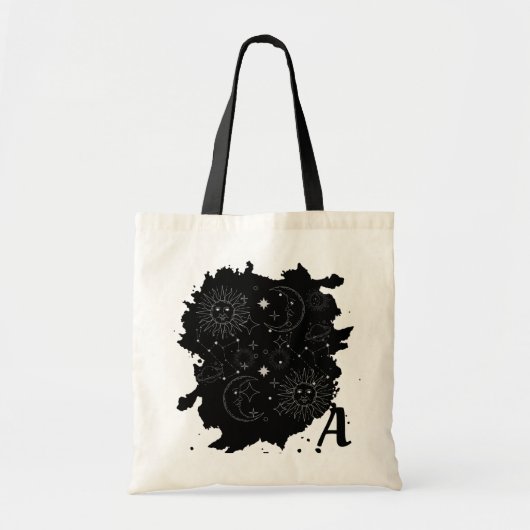 ASTOLOGIE (BLACK)-Canvas tas (Voorkant)