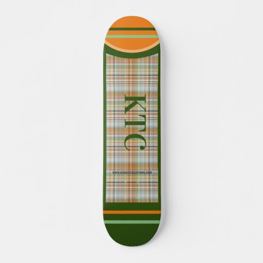 Aston Plaid 2 Persoonlijk Skateboard (Voorkant)
