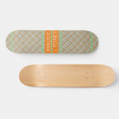 Aston Plaids Persoonlijk Skateboard (Horizontaal)