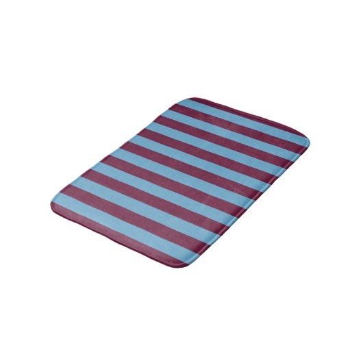 Aston Villa stripes football club kleuren premier  Badmat (Gekanteld)