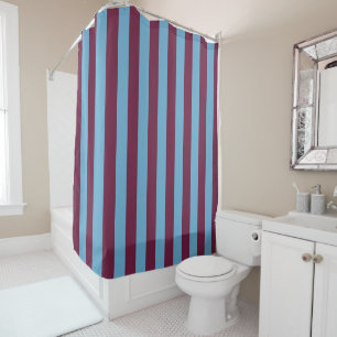 Aston Villa stripes football club kleuren premier Douchegordijn