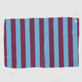 Aston Villa stripes football club kleuren premier  Golfhanddoek (Horizontaal)