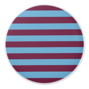 Aston Villa stripes football club kleuren premier Keramische Knop