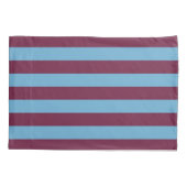 Aston Villa stripes football club kleuren premier  Kussensloop (Achterkant)