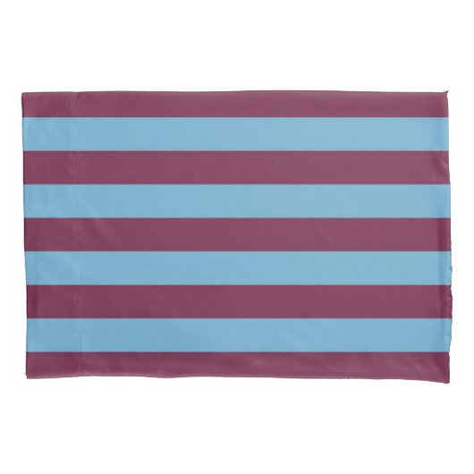 Aston Villa stripes football club kleuren premier  Kussensloop (Voorkant)