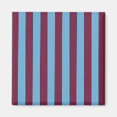 Aston Villa stripes football club kleuren premier  Magneet (Voorkant)
