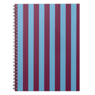 Aston Villa stripes football club kleuren premier Notitieboek