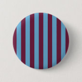 Aston Villa stripes football club kleuren premier  Ronde Button 5,7 Cm (Voorkant)
