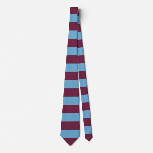Aston Villa stripes football club kleuren premier  Stropdas (Voorkant)