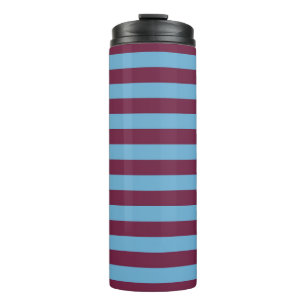 Aston Villa stripes football club kleuren premier  Thermosbeker