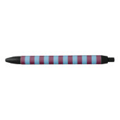 Aston Villa stripes football club kleuren premier  Zwarte Inkt Pen (Voorkant)