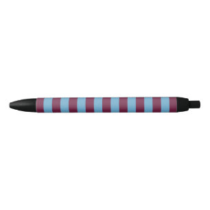 Aston Villa stripes football club kleuren premier Zwarte Inkt Pen