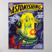 ASTONISHING STORIES  Pulp Magazine Hoesje Poster (Voorkant)