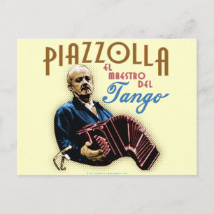 Astor Piazzolla Briefkaart