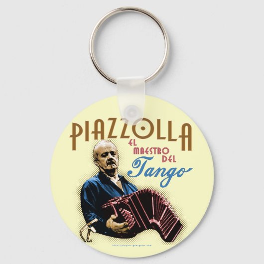 Astor Piazzolla Sleutelhanger (Voorkant)